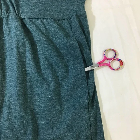 BLOOMCHIC 14-16 1x plus green jersey round neck short sleeve midi dress NWT B24 - Picture 6 of 8